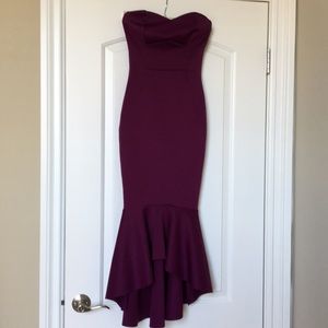 Purple formal dress